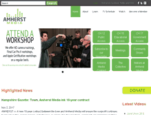 Tablet Screenshot of amherstmedia.org